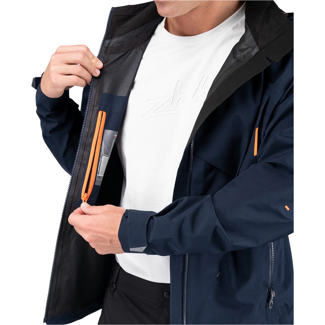 2025 Zhik Mens INS200 Coastal Sailing Jacket JKT-0210-M-MBL - Midnight Blue